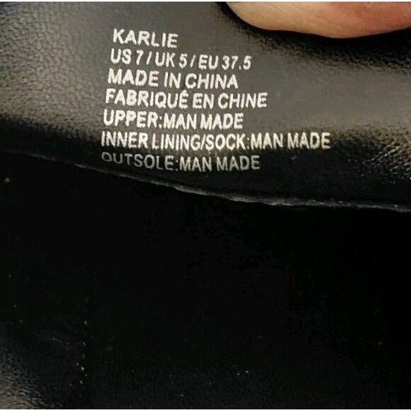 Just Fab Faux Snake Pointed Toe Dark Brown Flat Loafers Size 7 - Picture 4 of 6